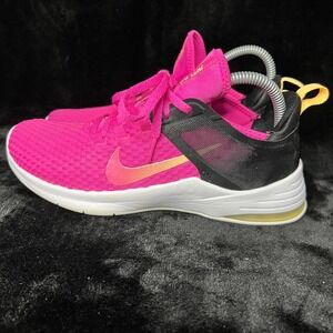 Nike Air Max Bella TR 2 AQ7492-600 Womens 9 Training Shoes Laser Fuchsia Sneaker